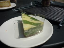 Sen Cha marbled cheesecake
