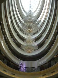 Atrium of the Intercontinental Rujin hotel