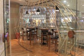 Strange Structure inside a Cafe