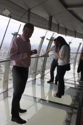 Marta on the Viewing Platform