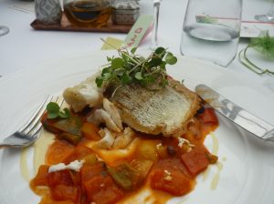 Seabass and Ratatouille
