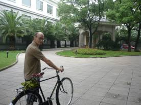 Richard, The Shanghai Bike and Palm Trees