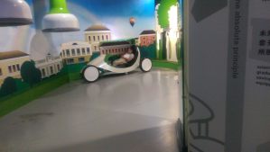 Asleep inside an Exhibit