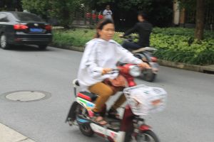 Un-buttoned back to front jacket