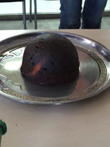 Flaming Christmas Pudding